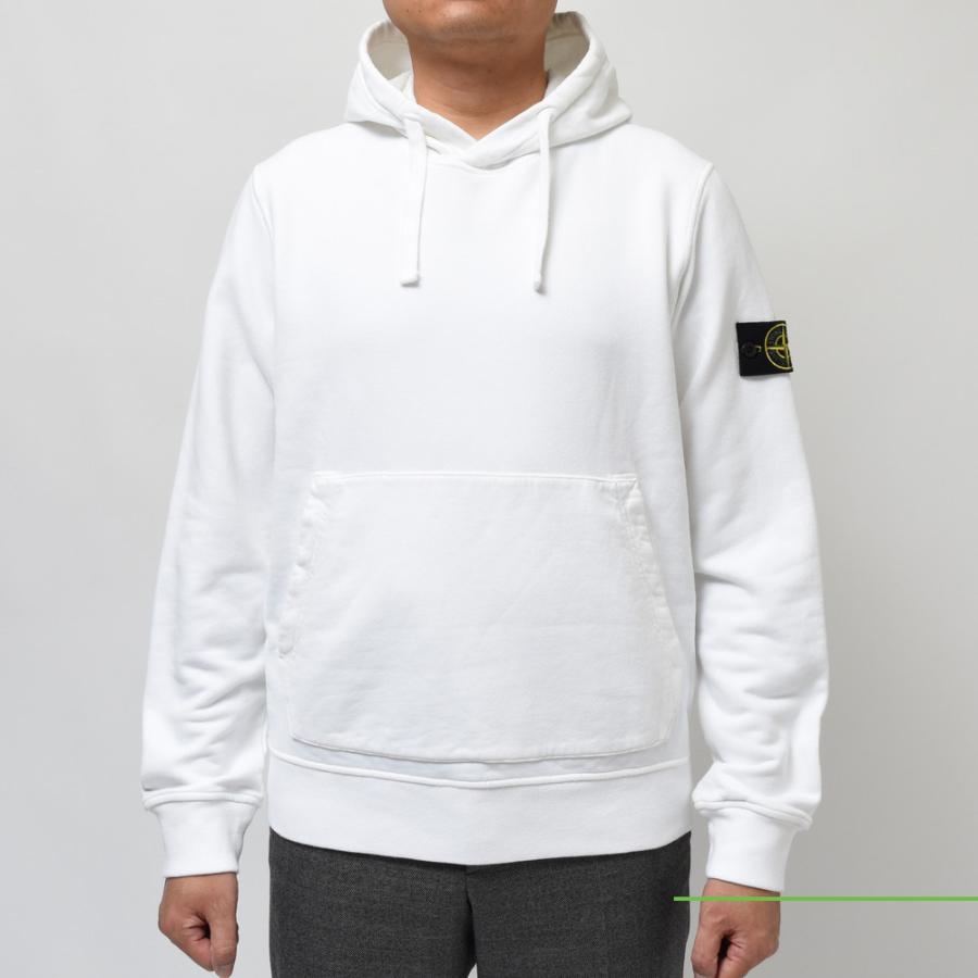 STONE ISLAND（ストーンアイランド）ガーメントダイコットンプルオーバースウェットフーディー 771564120 12022402109｜guji｜02