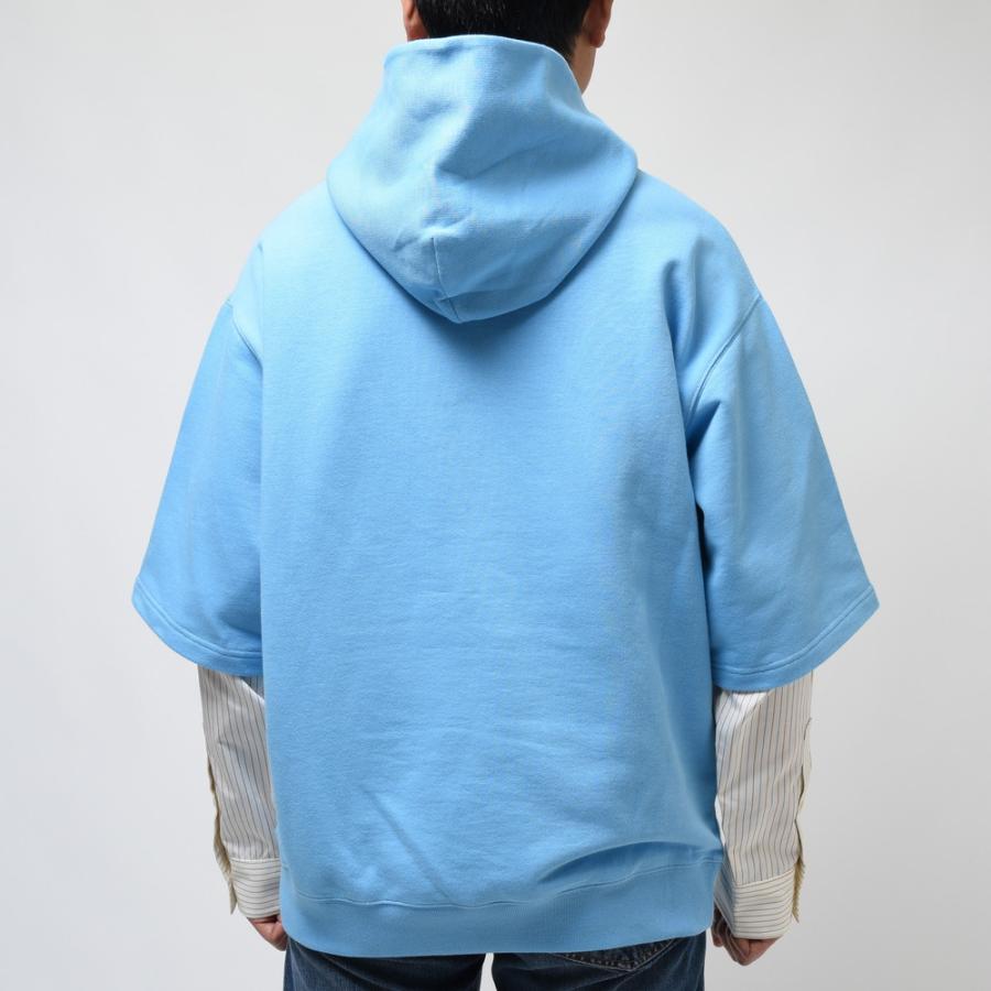 【MORE VARIATION】MARNI（マルニ）コットンスウェット×ポプリンストライプコンビフーディ FUMU0110QX UTC164 12026400138 |  | 02