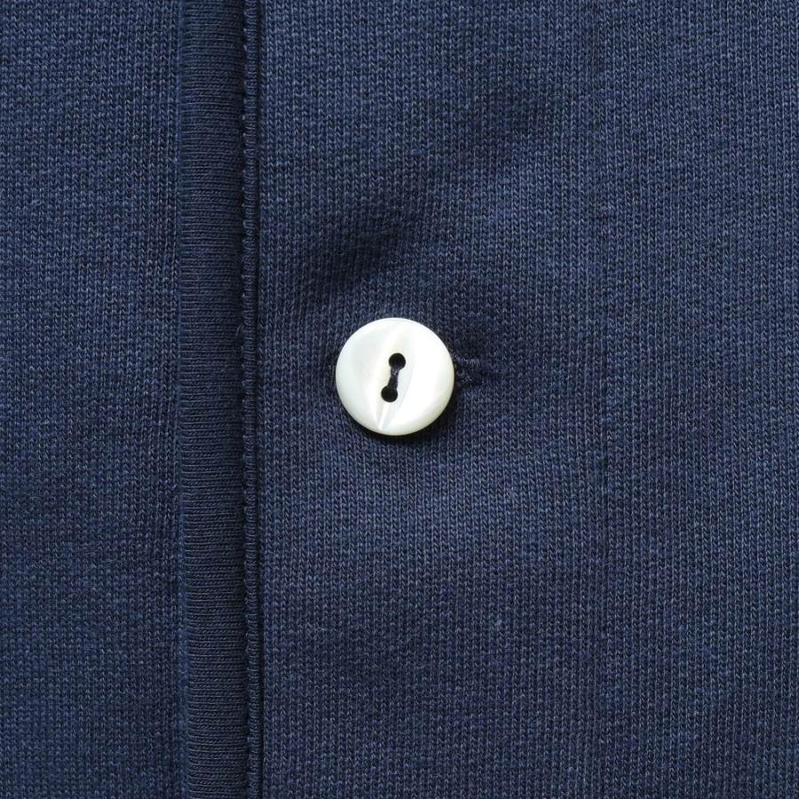 ELACIO（エラシオ）コットンスウェットカーディガン V-NK CARDIGAN