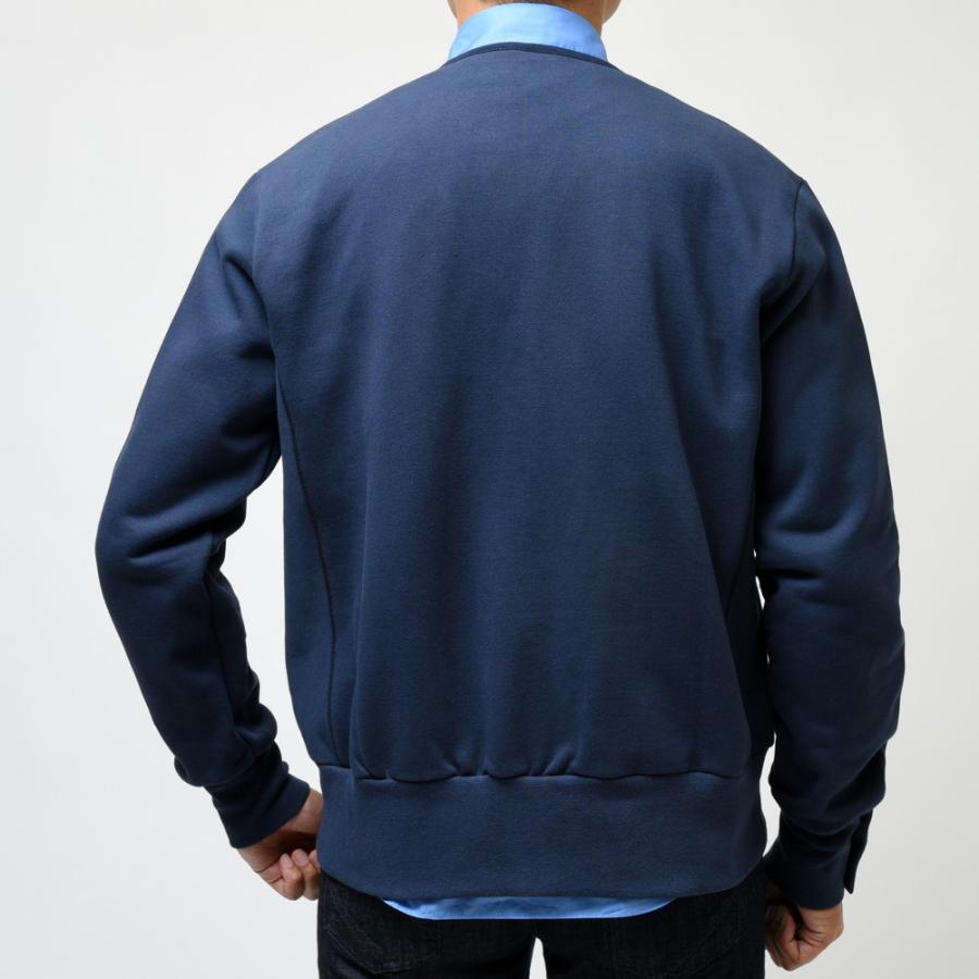 ELACIO（エラシオ）コットンスウェットカーディガン V-NK CARDIGAN