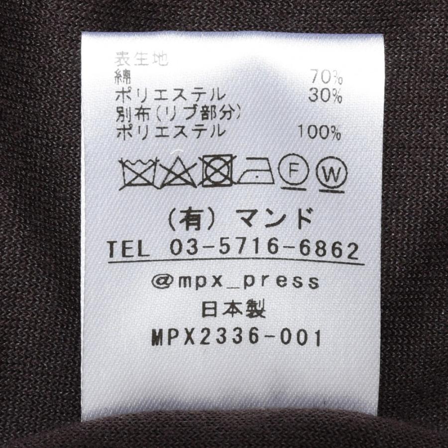 SALE40％】MPX mando（エムピーエックス マンド）コットンパイルクルー 
