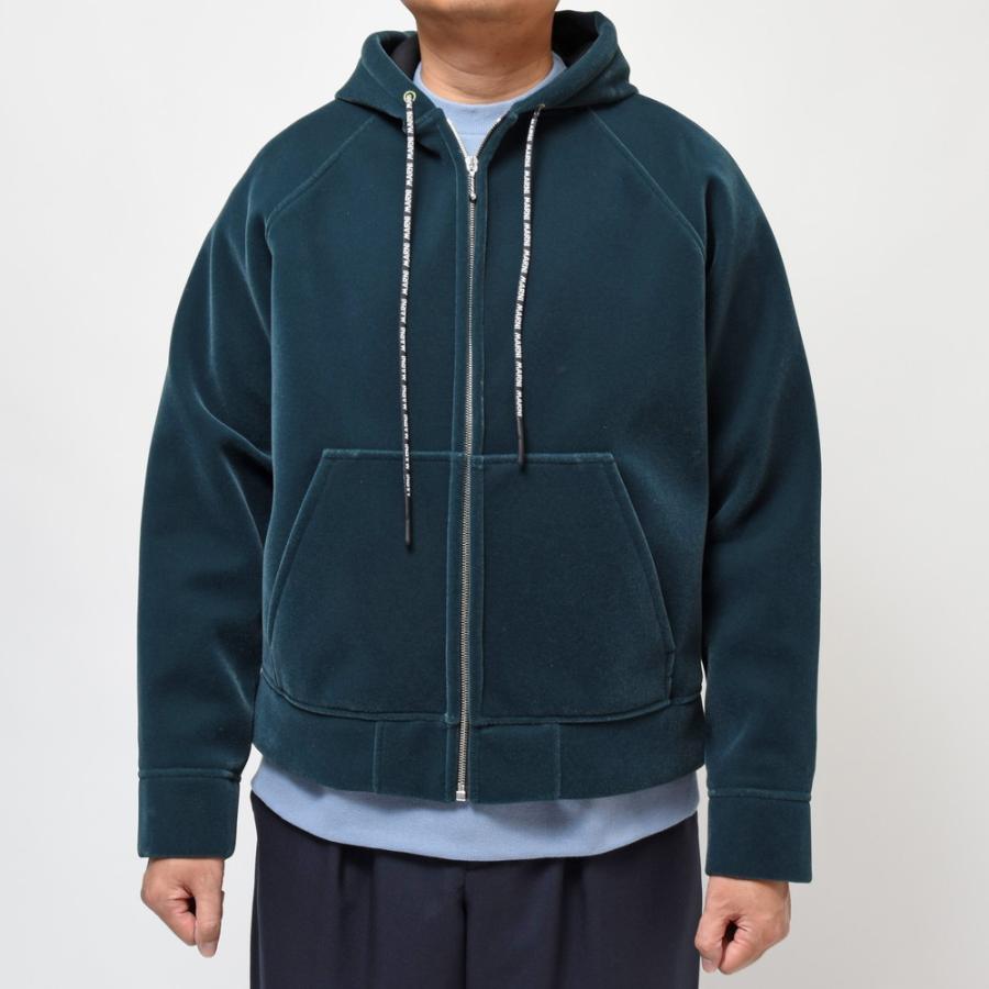 【SALE40％】MARNI（マルニ）レーヨンスポンジジャージジップアップフーディ FUMU0128A0 UTV983 12032401138の画像