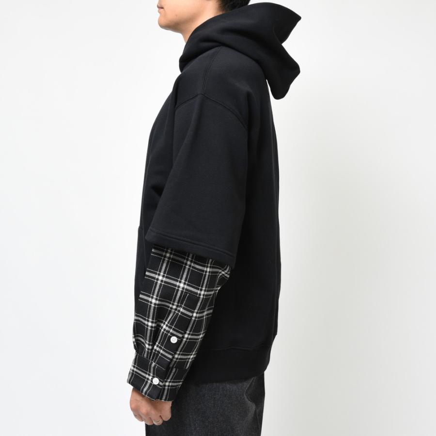 MARNI（マルニ）コットンスウェット×ウールチェックコンビフーディ FUMU0110Q5 UTC029 12032402138 |  | 04