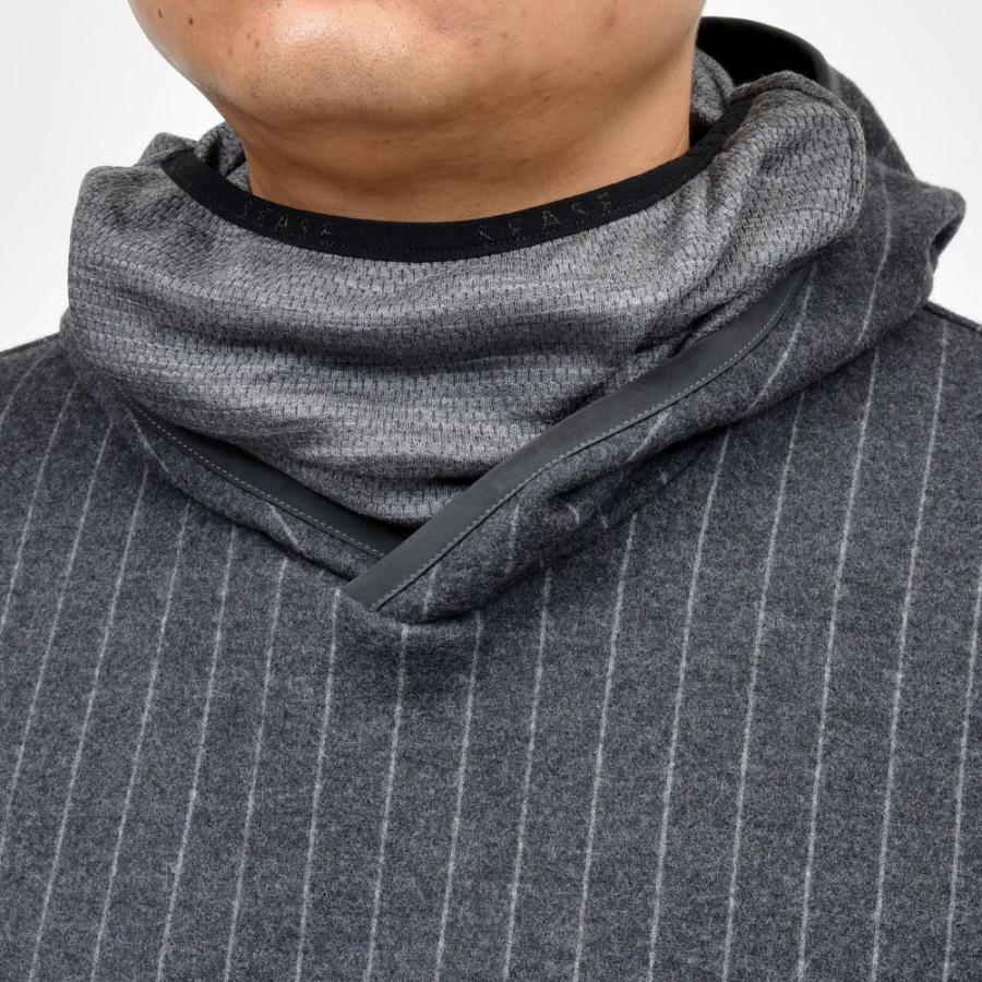 SEASE（シーズ）DRONE HOOD ウールフリースチョークストライププルオーバーフーディー SE242UAWH033TJ157 12046000039 |  | 05