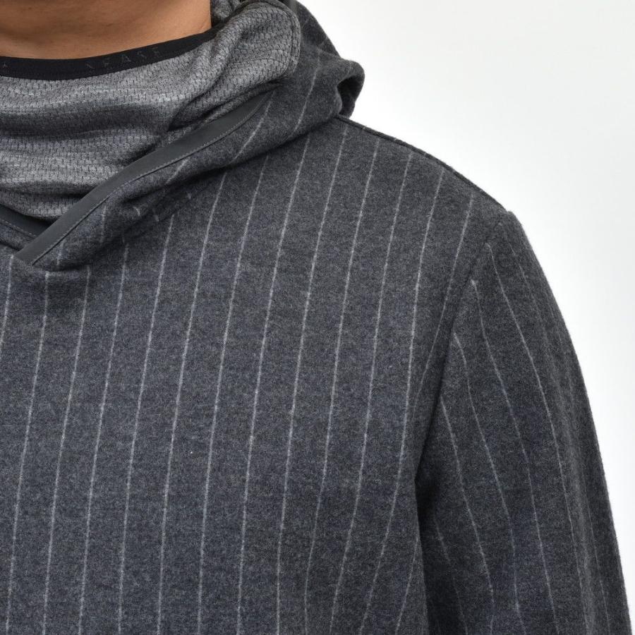 SEASE（シーズ）DRONE HOOD ウールフリースチョークストライププルオーバーフーディー SE242UAWH033TJ157 12046000039 |  | 06