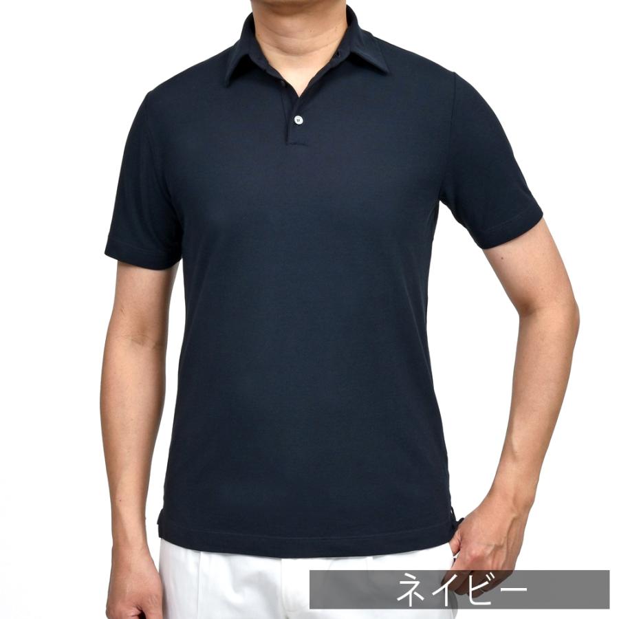 ZANONE（ザノーネ）アイスコットンクレープS/Sポロ POLO MC/SLIM FIT/815109/ZG380/34401(M)  12155300052の画像