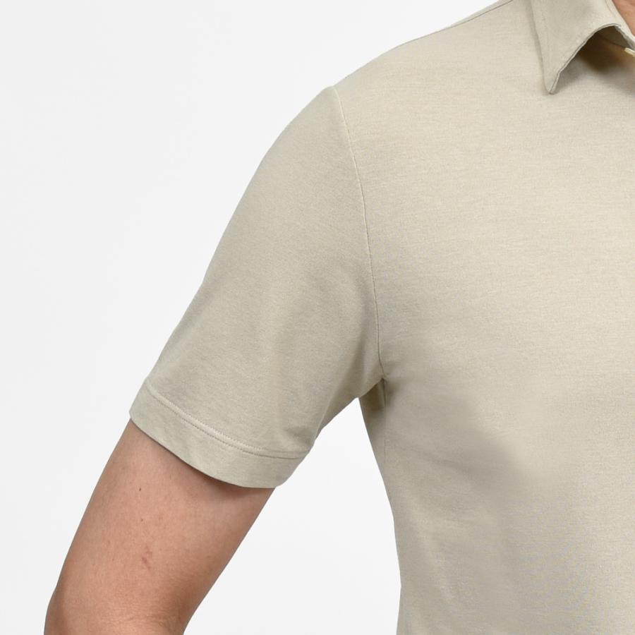 ZANONE（ザノーネ）アイスコットンクレープS/Sポロ POLO MC/SLIM FIT/815109/ZG380/34401(M)  12155300052の画像