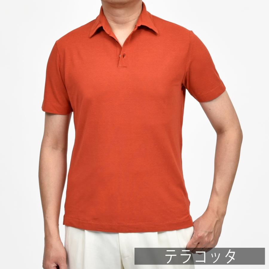 ZANONE（ザノーネ）アイスコットンクレープS/Sポロ POLO MC/SLIM FIT/815109/ZG380/34401(M)  12155300052の画像
