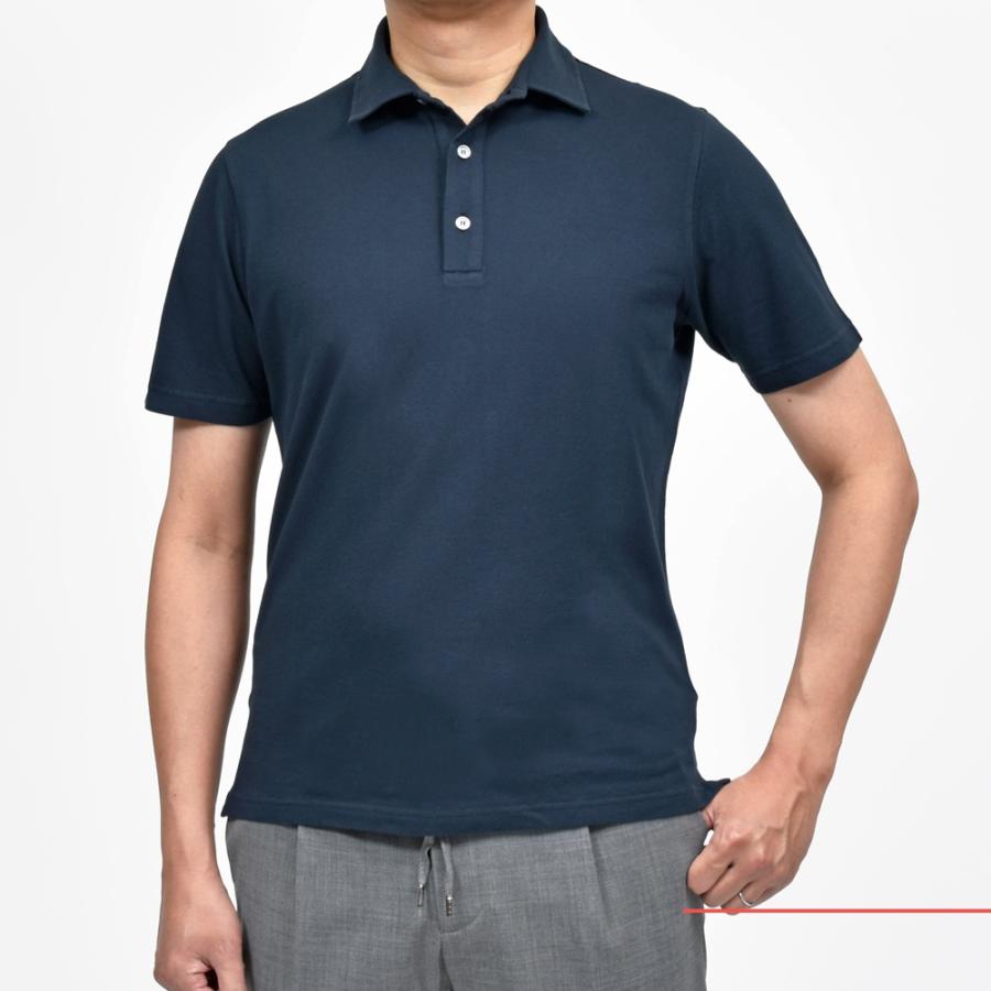 ZANONE（ザノーネ）ガーメントダイオーガニックコットン鹿の子S/Sポロ POLO MC/SLIM FIT/815139/ZM325/34416 12155304052_6