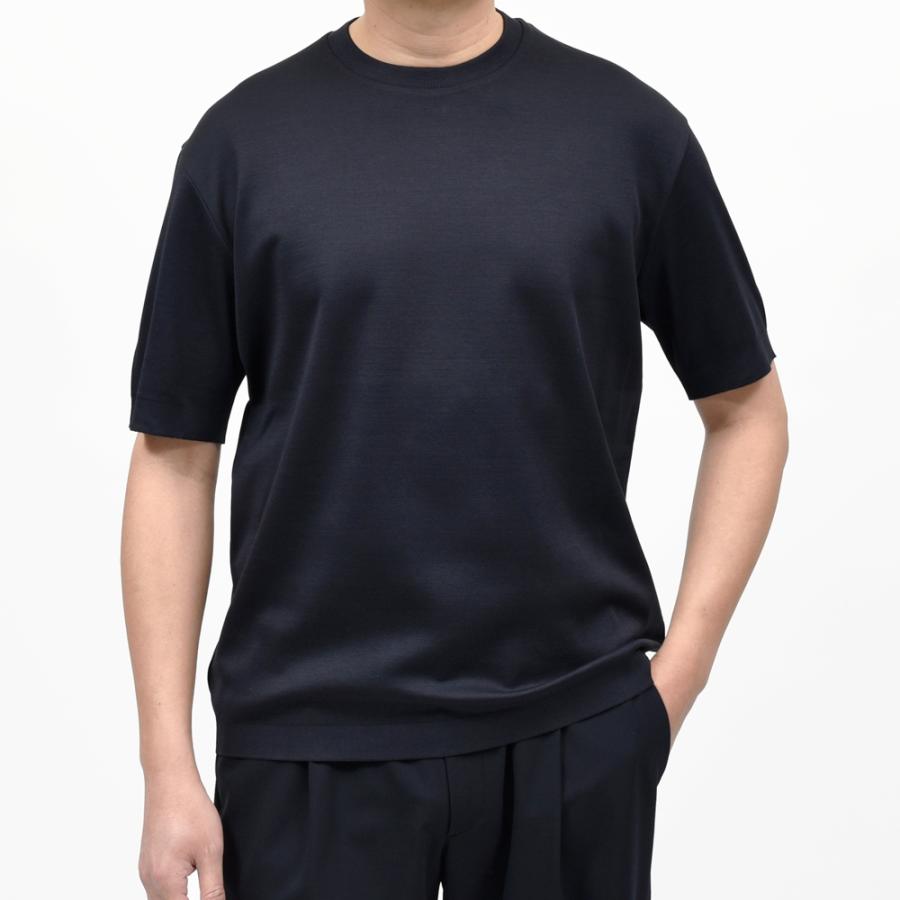 HERNO（ヘルノ）コットンニットエフェクトジャージS/Sクルーネックカットソー JG000206U-52059 12161001132 |  | 16