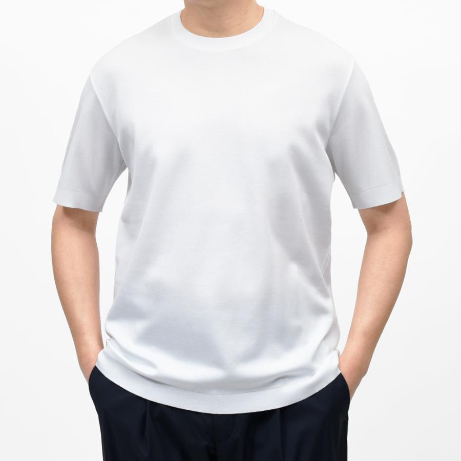HERNO（ヘルノ）コットンニットエフェクトジャージS/Sクルーネックカットソー JG000206U-52059 12161001132 |  | 01