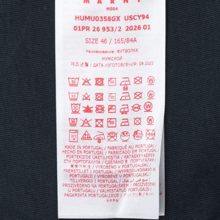 MARNI（マルニ）コットンクルーネックS/Sカットソー HUMU0358GX USCY94 12161401138の画像