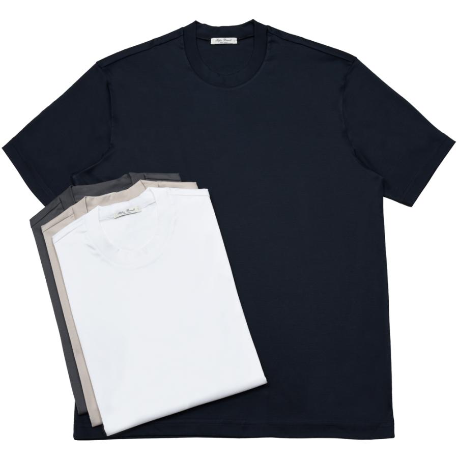 Stefan Brandt（シュテファン ブラント）コットンダブルジャージーS/Sクルーネックカットソー ELI/ULTRA I100 884-63241002 12165001065 | 