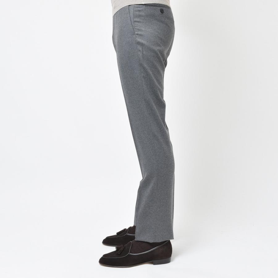 INCOTEX（インコテックス）SLIM FIT TEKNOSARTORIALテクノサルトリアル ウールテクノフランネルソリッドテーパードパンツ IT035R-4536F 13012205052｜guji｜04