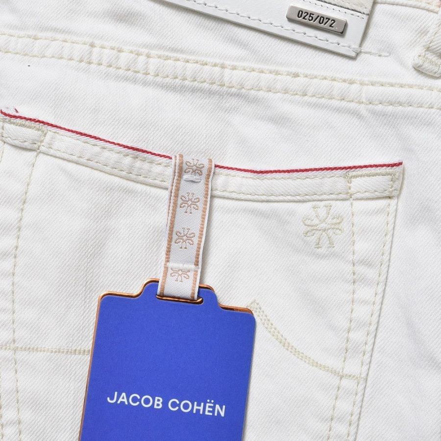 JACOB COHEN（ヤコブコーエン）BARDバード LIMITED EDITION ワンウォッシュストレッチタイトストレートホワイトデニム 42264/S3599044D 13016007052｜guji｜10