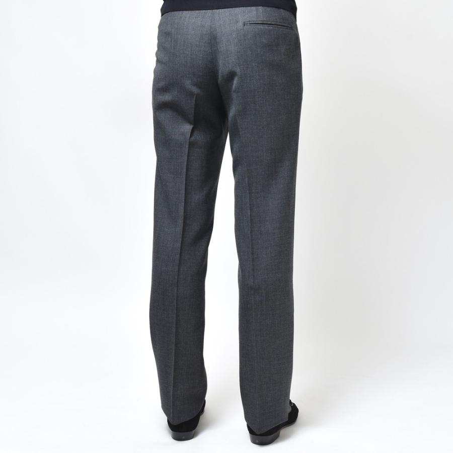 IGARASHI TROUSERS（五十嵐トラウザーズ）ウールフレスコソリッド2プリーツサイドアジャスターテーパードパンツ M6500-21519 13021202187｜guji｜08