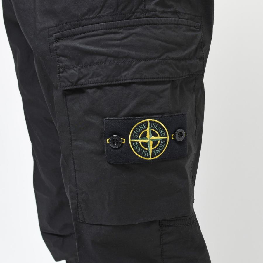 STONE  761531303ブラック カーゴパンツ ストーンアイランド ブラックカーゴパンツ