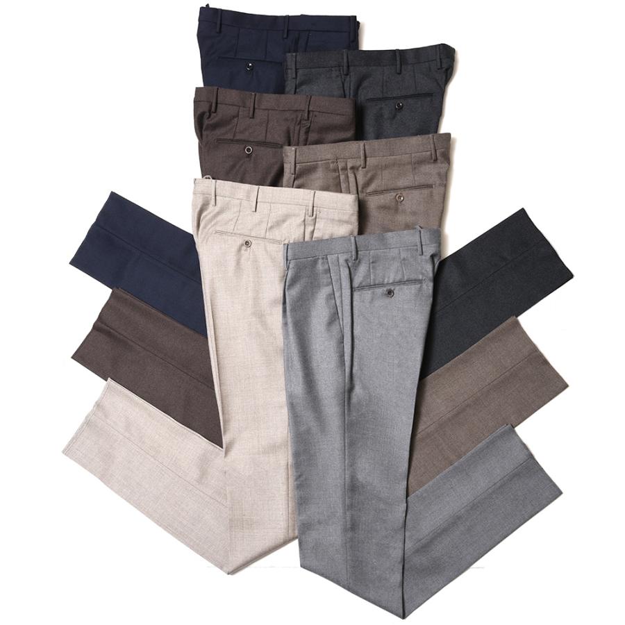 INCOTEX インコテックス ウールサキソニー スラックス super100s INCOTEX（インコテックス）SLIM FIT SUPER100'sウールサキソニー