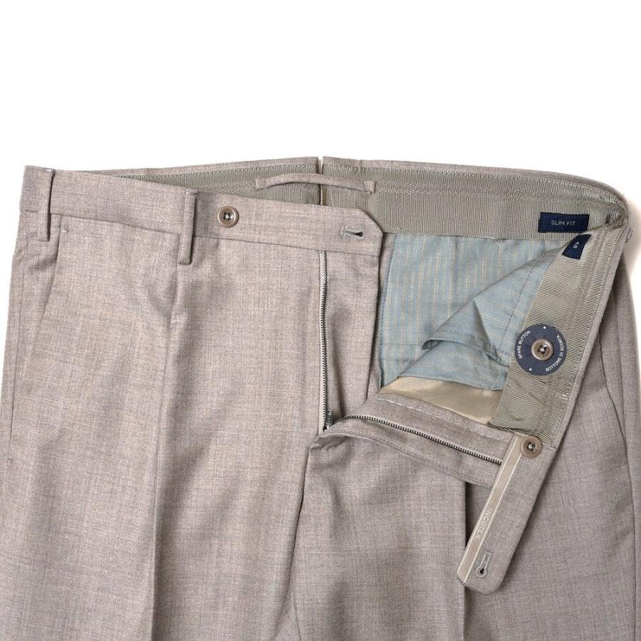 INCOTEX（インコテックス）SLIM FIT SUPER100'sウールサキソニー
