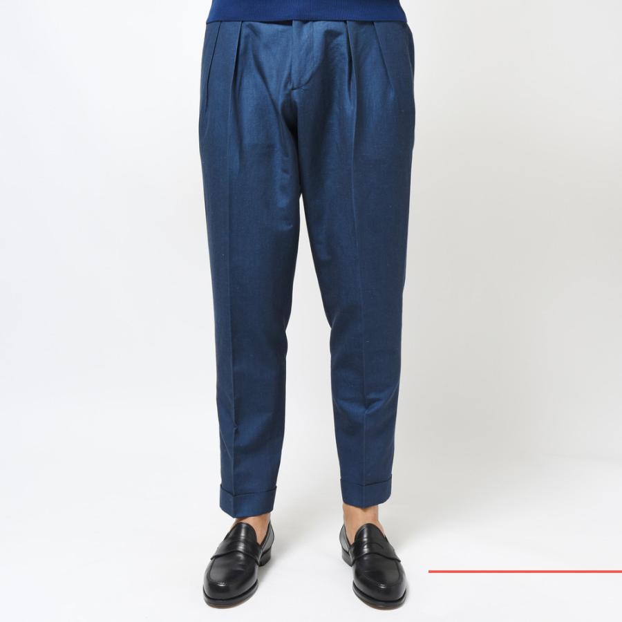 BERWICH ベルウィッチ SCOTCH スコッチ sb1534 BERWICH ベルウィッチ [春夏] コットンリネン パンツ ベルトレス