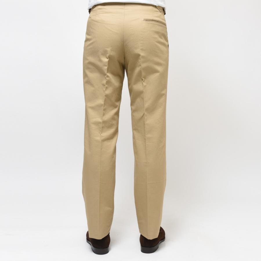 IGARASHI TROUSERS（五十嵐トラウザーズ）コットンリネンカルゼソリッド2プリーツサイドアジャスターテーパードパンツ IGT/2OUTP/SB4017-1 13031201187｜guji｜08