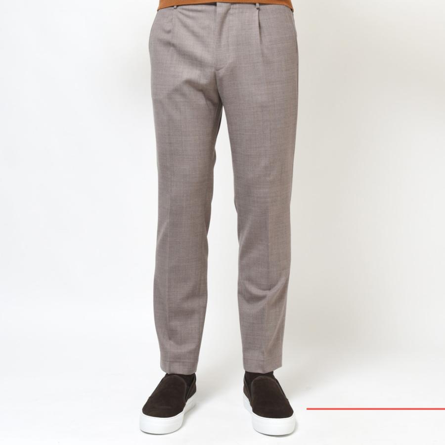 BERWICH BERTOベルト テーパードパンツ BN6000X BERWICH（ベルウィッチ）BERTOベルト テクノウールサージ1プリーツ