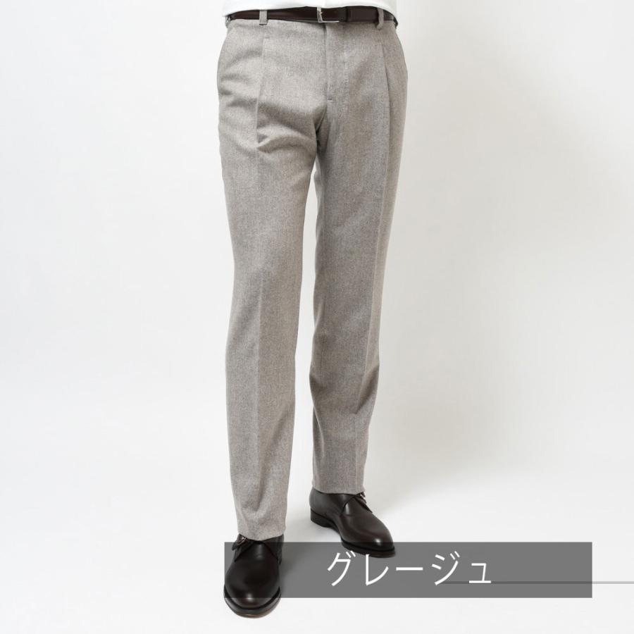 ひろ Igarashi Trousers Lポケ IGARASHI TROUSERS（五十嵐トラウザーズ）ウールフランネルソリッド1