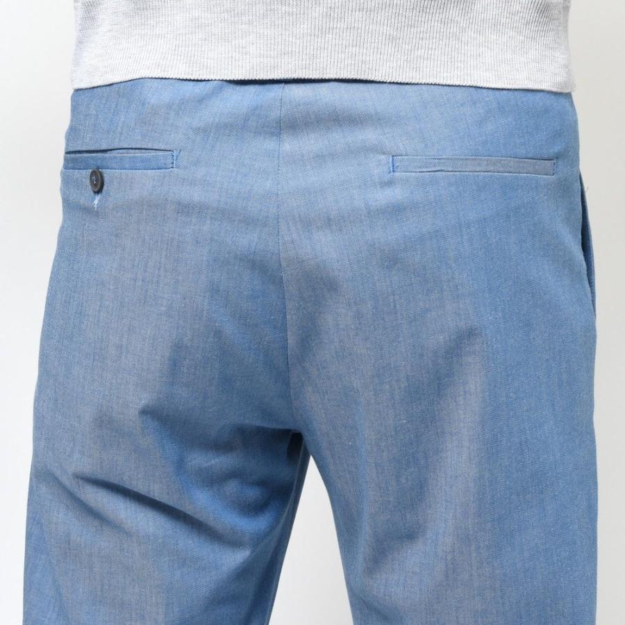 T-JACKET（ティージャケット）ストレッチライトデニム1プリーツテーパードシャーリングパンツ 82371001 13035009065 |  | 05