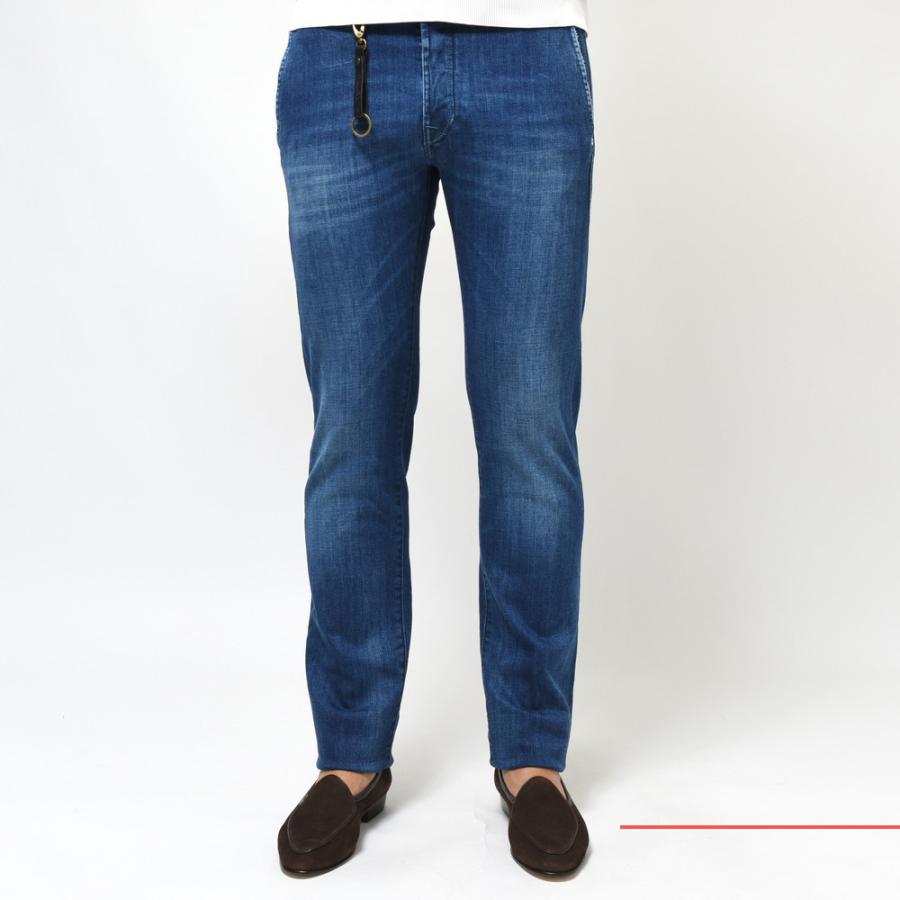 INCOTEX BLUE DIVISION（インコテックス ブルーディヴィジョン）Slim Fit ヴィンテージウォッシュスリムテーパードストレッチデニム BDPS0004-02864W1｜guji｜02