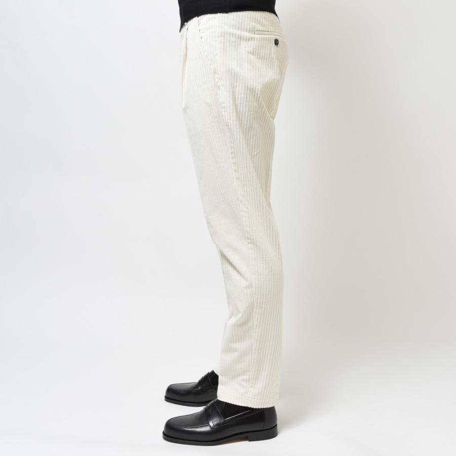 T-JACKET（ティージャケット）コットンストレッチコーデュロイ1プリーツテーパードシャーリングパンツ 13071004 13036002065 |  | 03
