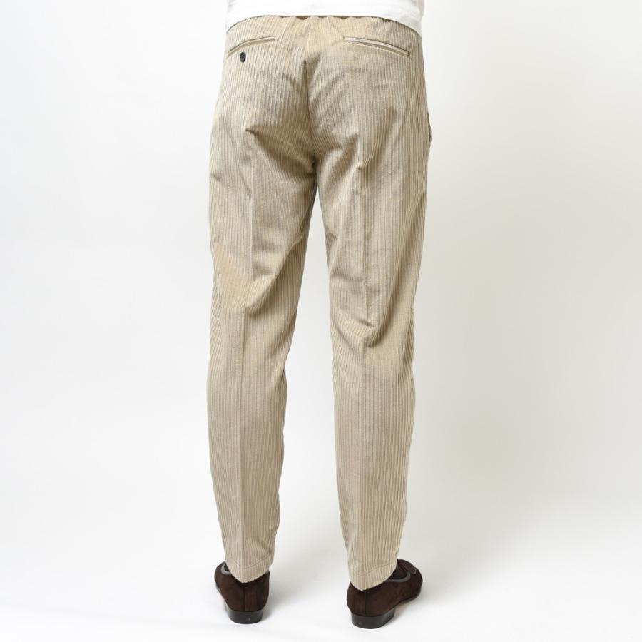 T-JACKET（ティージャケット）コットンストレッチコーデュロイ1プリーツテーパードシャーリングパンツ 13071004 13036002065 |  | 07