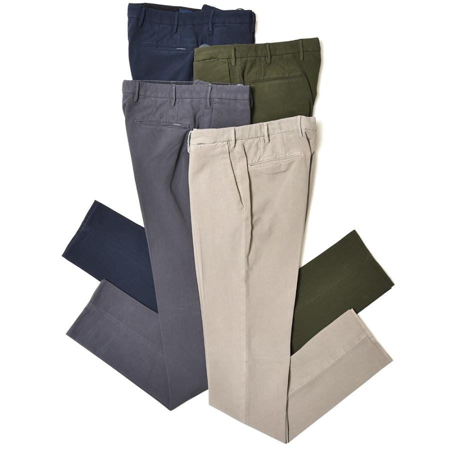 INCOTEX（インコテックス）SLIM FIT ガーメントダイストレッチコットン