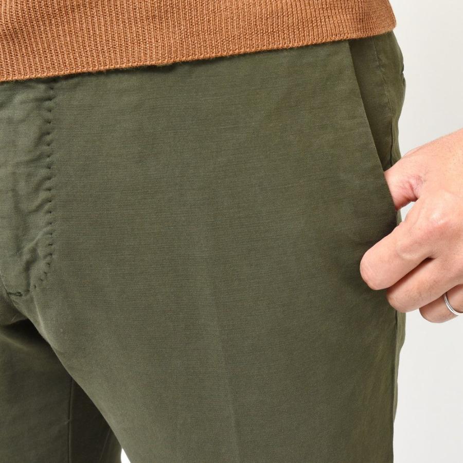 新品！　INCOTEX インコテックス　コットンストレッチ　テーパードパンツ INCOTEX（インコテックス）SLIM FIT ガーメントダイストレッチコットン