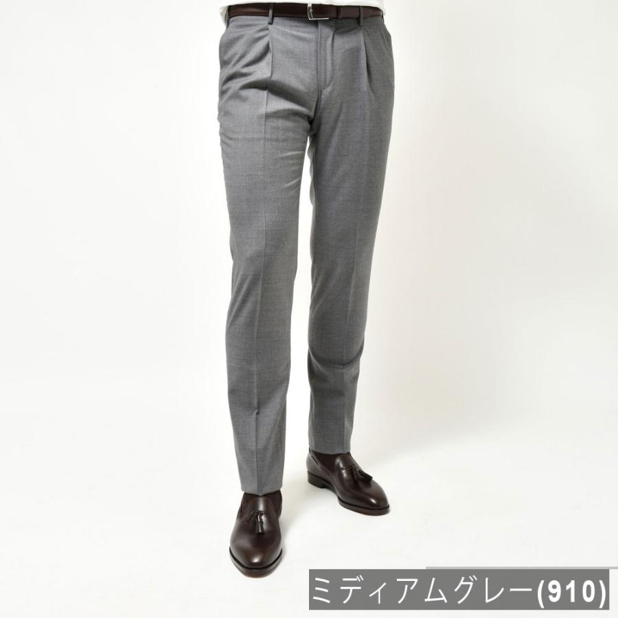 INCOTEX（インコテックス）SLIMFIT SUPER100'sウールトロピカル1プリーツテーパードパンツ 11654 13041202052｜guji｜07