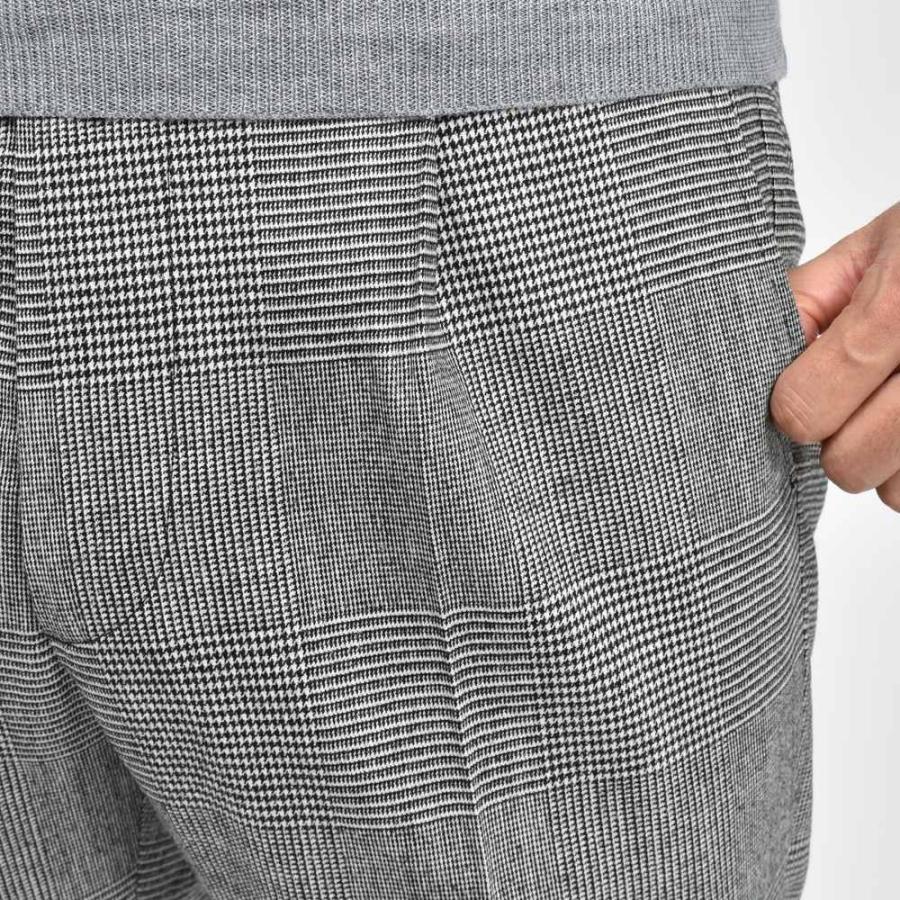 BERWICH ベルウィッチ　2プリーツ　パンツ　グレンプレイド　48 BERWICH ベルウィッチ 2プリーツ パンツ グレンプレイド 48 グレン