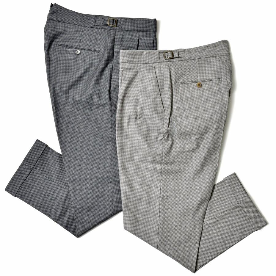 BERWICH SCOTCHウールサキソニー2インプリーツパンツ　46サイズ BERWICH SCOTCHウールサキソニー2インプリーツパンツ 46サイズ BERWICH