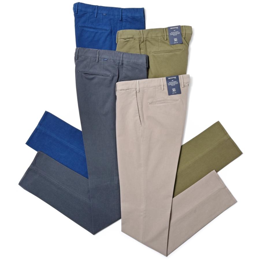 INCOTEX（インコテックス）SLIMFIT ガーメントダイストレッチコットン