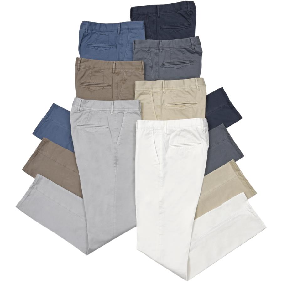 【新品未使用】INCOTEX （インコテック）ストレッチコットンテーパードパンツ INCOTEX SLACKS（インコテックス スラックス）SLIM FIT ガーメントダイ