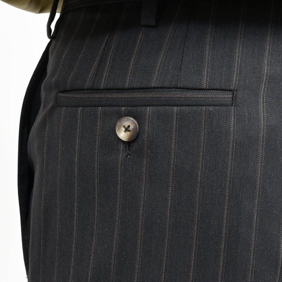 SALE40】CARUSO（カルーゾ）ウールオルタネイトストライプ