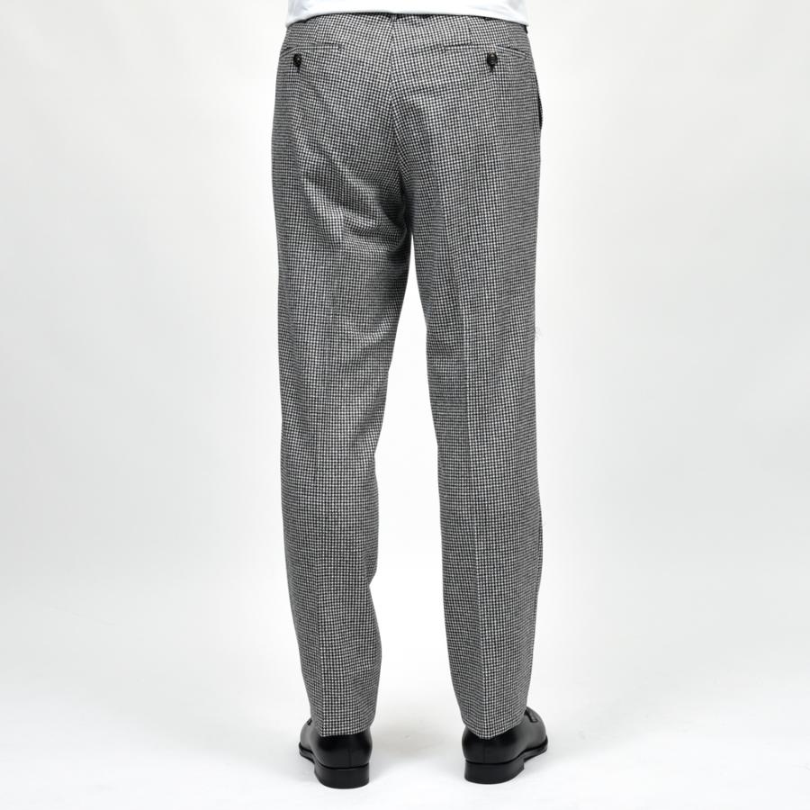 Rota（ロータ）ウールフランネルマイクロハウンドトゥース1プリーツ