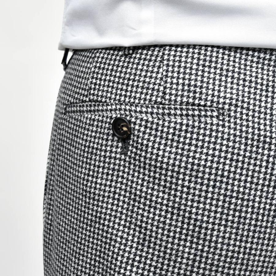 Rota（ロータ）ウールフランネルマイクロハウンドトゥース1プリーツ