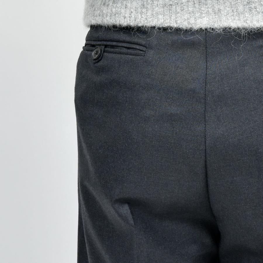 LA COLLECTION（ラ コレクション）ウールサージ2インプリーツワイドパンツ IRA TROUSERS genderless 13052701039の画像