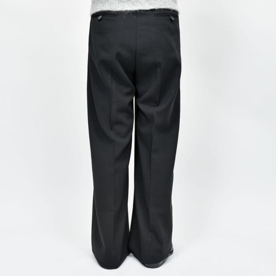 LA COLLECTION（ラ コレクション）ウールサージ2インプリーツワイドパンツ IRA TROUSERS genderless 13052701039の画像