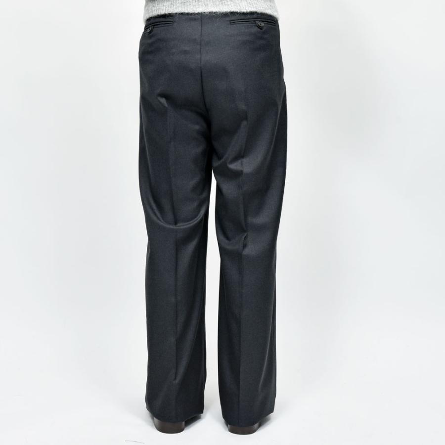 LA COLLECTION（ラ コレクション）ウールサージ2インプリーツワイドパンツ IRA TROUSERS genderless 13052701039の画像
