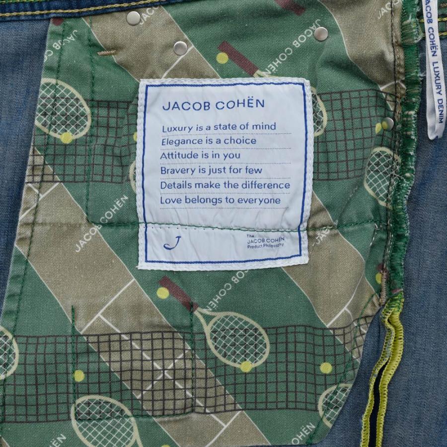 JACOB COHEN（ヤコブコーエン）BARDバード PREMIUM EDITION Sports Collection ウォッシュドコットンスリムテーパードデニム 226-32486 13055013052の画像