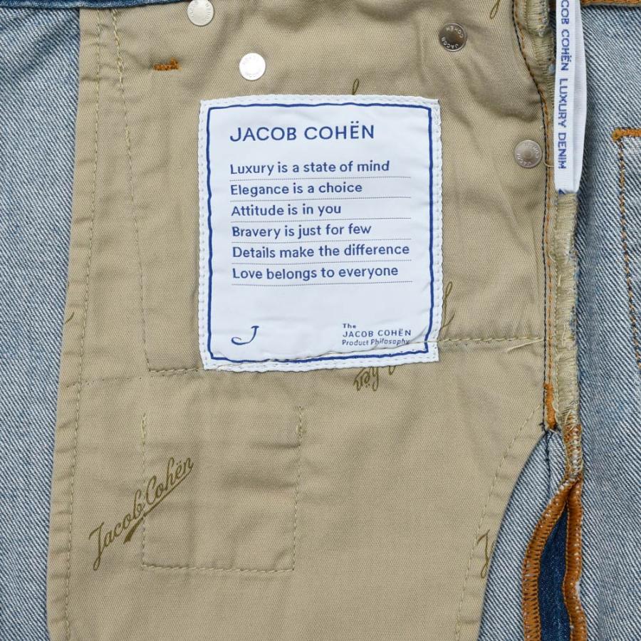 JACOB COHEN（ヤコブコーエン）SEANショーン ウォッシュドコットンレギュラーテーパードデニム 226-32142 13055016052の画像