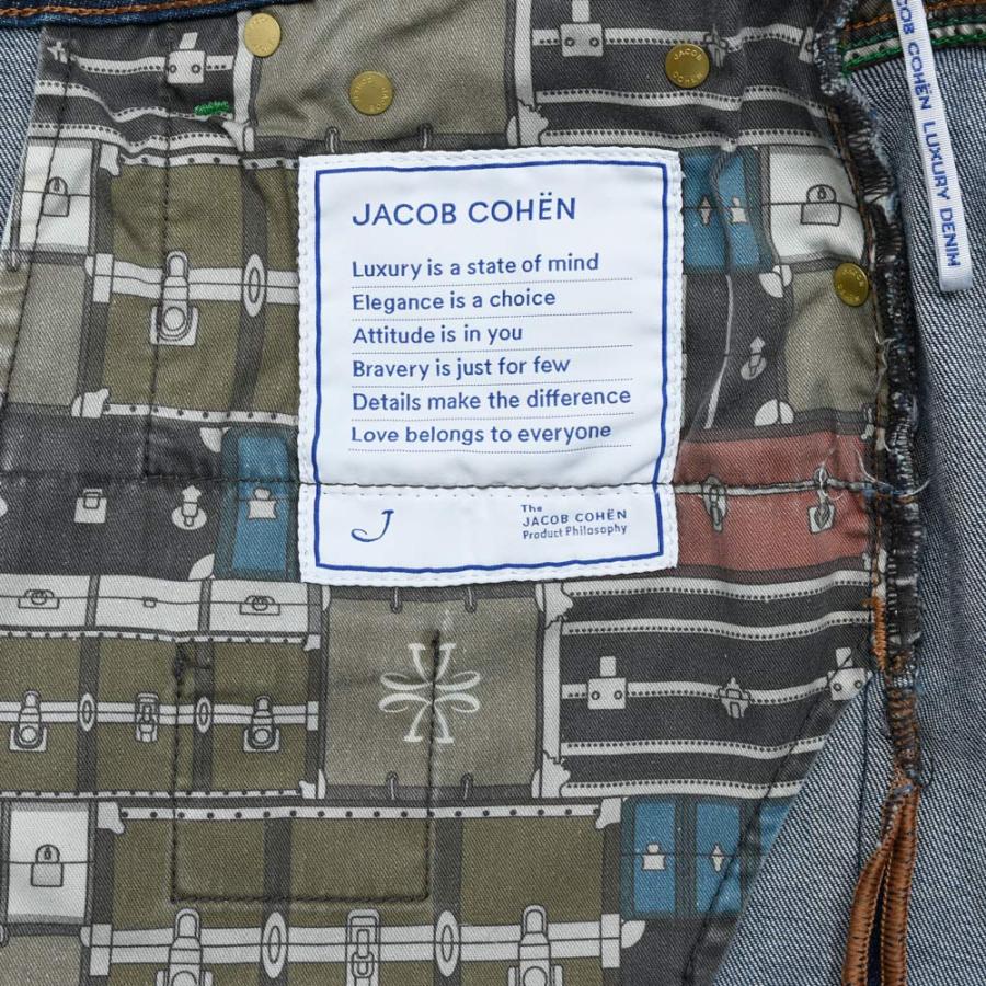 JACOB COHEN（ヤコブコーエン）NICKニック PREMIUM EDITION ウォッシュドコットンストレッチスリムテーパードデニム 226-32204 13055017052の画像