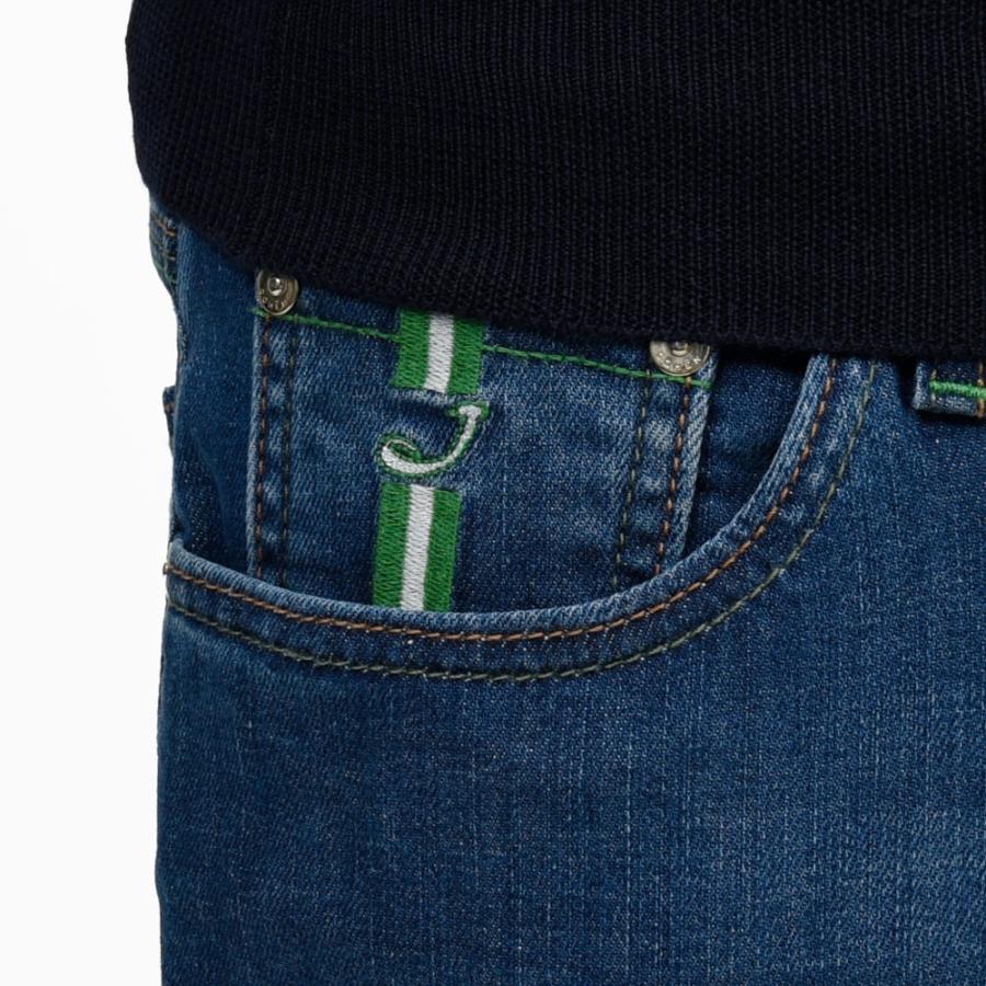 JACOB COHEN（ヤコブコーエン）NICKニック PREMIUM EDITION ウォッシュドコットンストレッチスリムテーパードデニム 226-32204 13055017052の画像