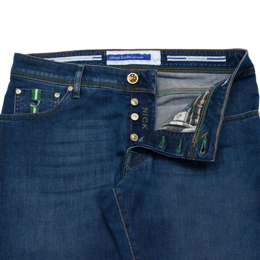JACOB COHEN（ヤコブコーエン）NICKニック PREMIUM EDITION ウォッシュドコットンストレッチスリムテーパードデニム 226-32204 13055017052の画像