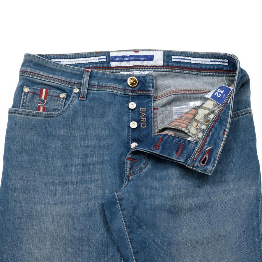 JACOB COHEN（ヤコブコーエン）BARDバード PREMIUM EDITION ウォッシュドコットンストレッチスリムテーパードデニム 226-32207 13055030052の画像
